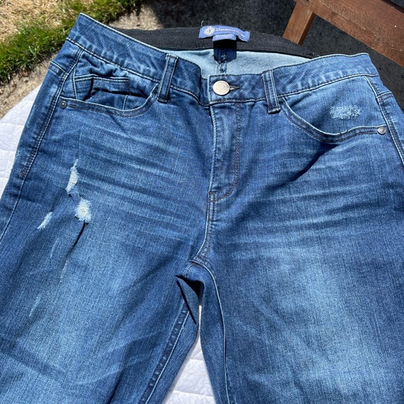 Democracy Ab Solutions Jeans Stretch Denim Straight Leg Size 8 - Picture 1 of 16